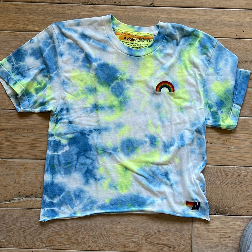 Aviator Nation tie dye t-shirt.  Size S